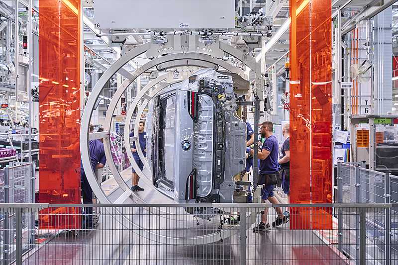 Produktion des BMW i7 im Werk Dingolfing